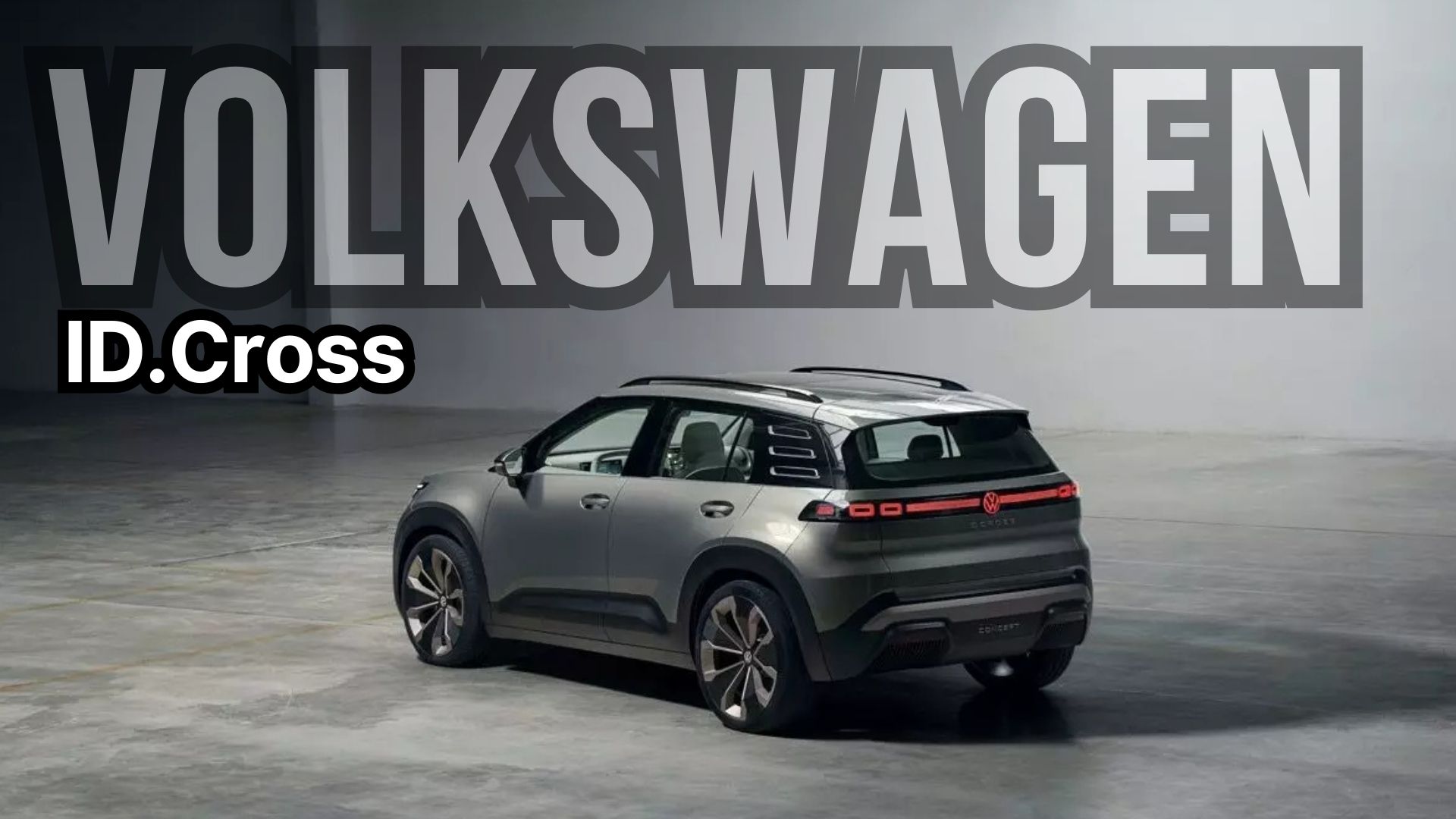 Volkswagen ID. Cross Concept Revealed at IAA Mobility 2025