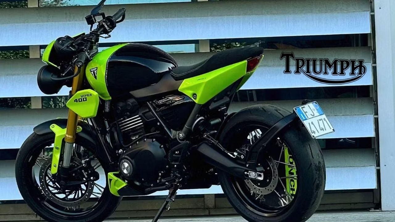 Triumph Viper 400 One Off Motorcycle To Be Auctioned For Charity Supporting Save The Children