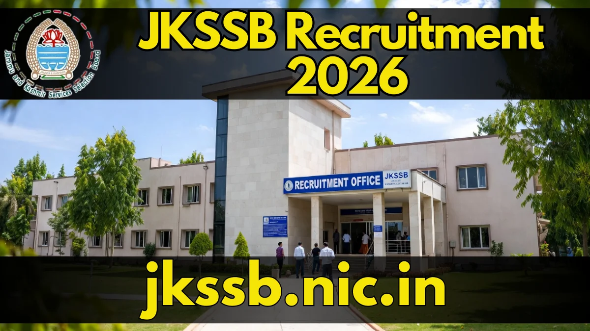 JKSSB Recruitment 2026