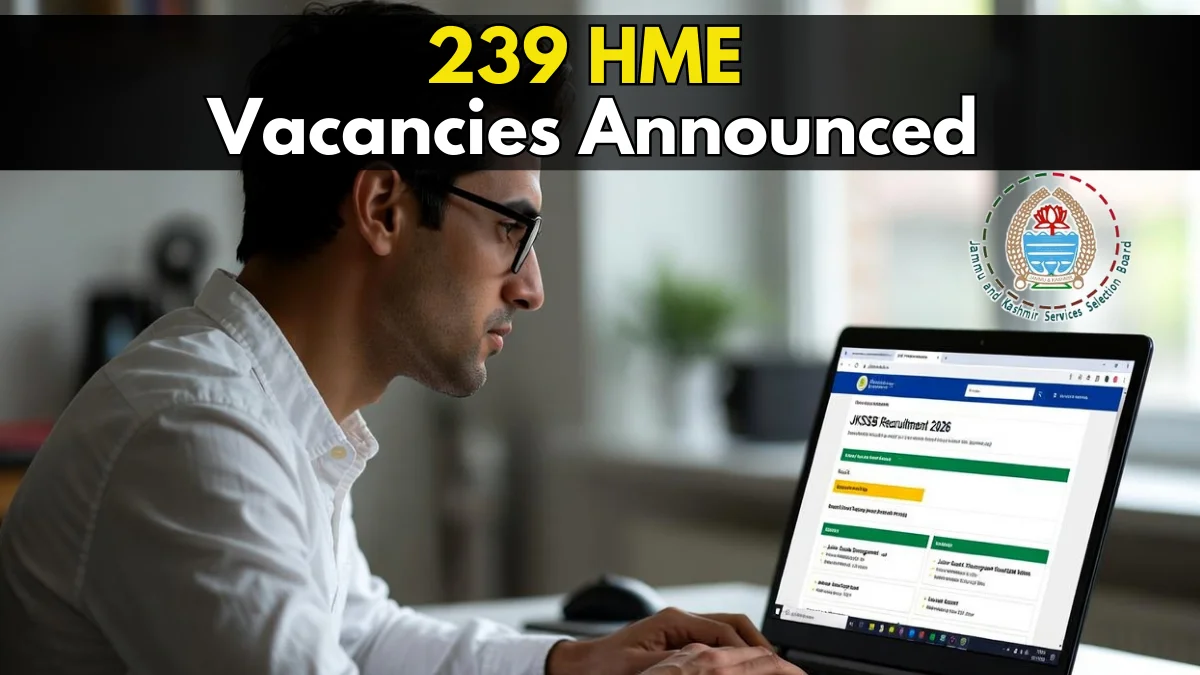 JKSSB Recruitment Latest Update