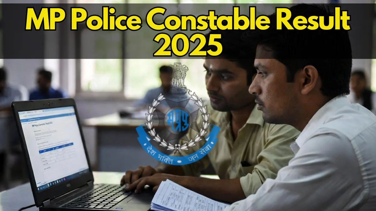 MP Police Constable Result 2025