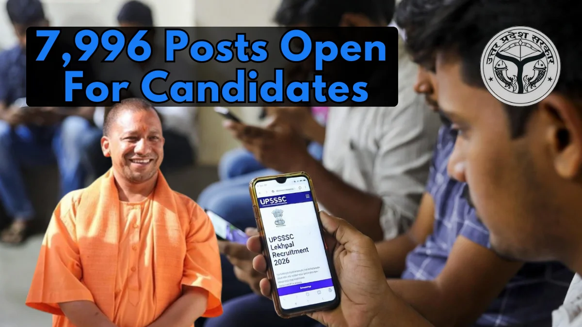 UP Lekhpal Recruitment 2026 For 7,996 Posts