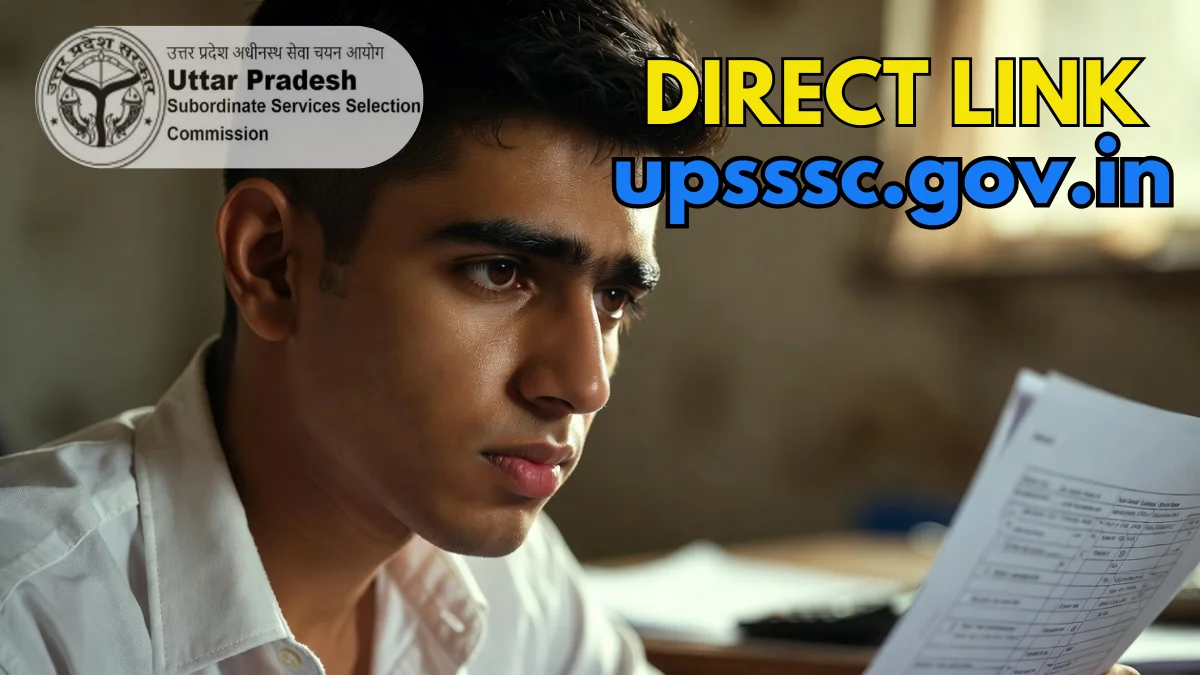 UPSSSC Direct Link