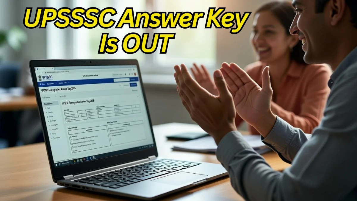 UPSSSC Stenographer Answer Key 2026 (OUT)