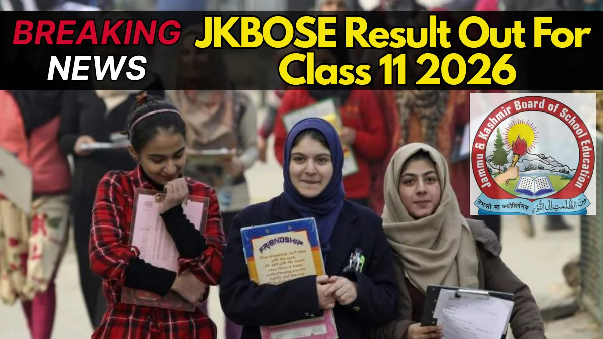 JKBOSE Result Out For Class 11 2026